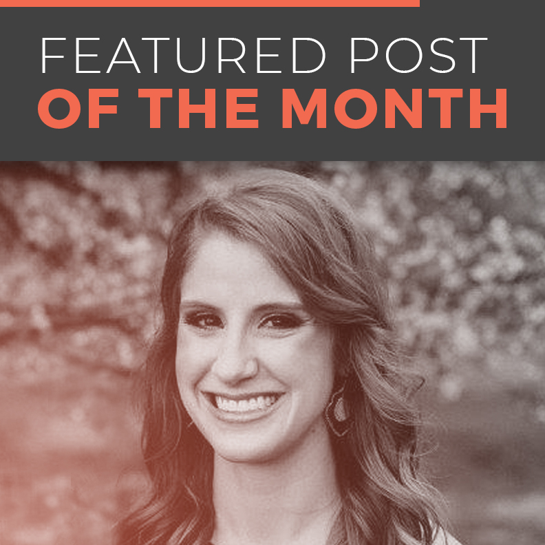 Featured Post of the Month